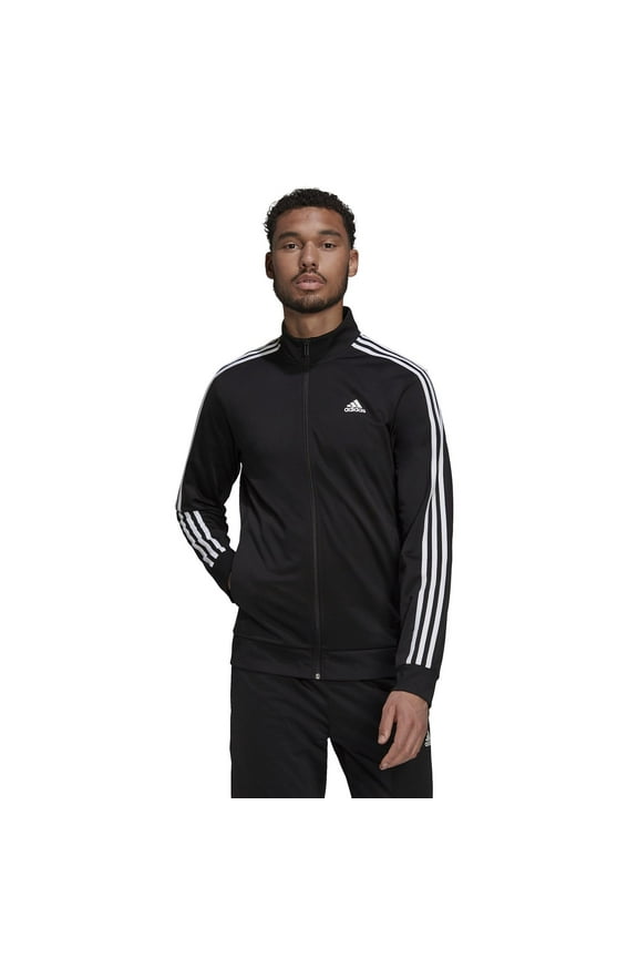Big & Tall adidas Tricot Track Jacket Color: Black White Size: 5XL