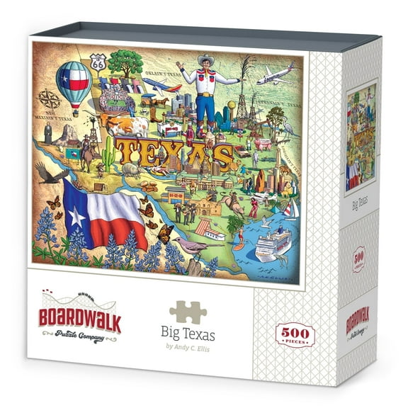 Big Texas - 500 Piece Boardwalk Jigsaw Puzzle