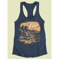 thumbnail image 1 of Big Texas Wild Landscape Racerback Tank Women's -SelectDesign, 1 of 4