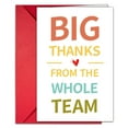 thumbnail image 1 of Big Thanks Team Card – Colorful Gratitude Card with Red Envelope – Perfect for Team Appreciation, Employee Recognition, or Corporate Events, 1 of 2