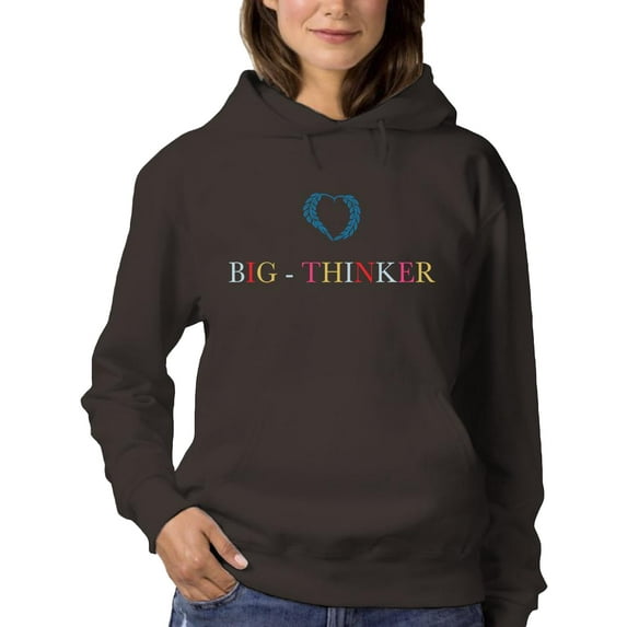 Big Thinker Plant Garland Hoodie Women -Image by Shutterstock, Female 5X-Large
