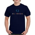 thumbnail image 1 of Big Thinker Typography T-Shirt Men -Image by Shutterstock, Male 3X-Large, 1 of 4