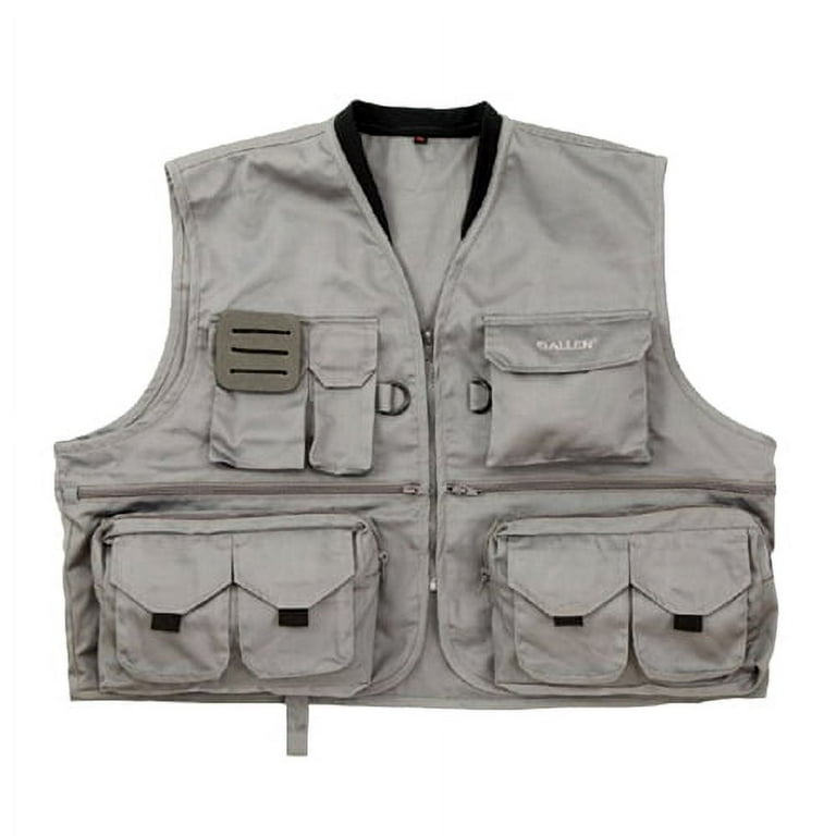 Big Thompson Fishing Vest Medium/Large, Gray by Allen Company