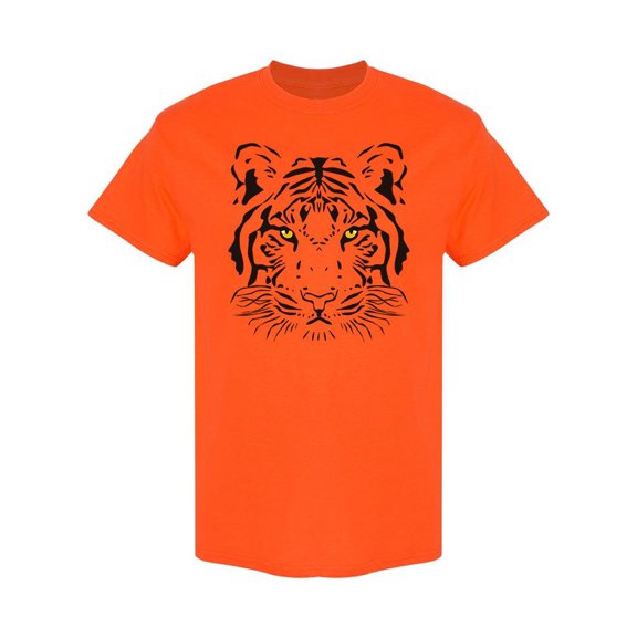 Big Tiger Head T-Shirt Men -Image by Shutterstock, Male Medium