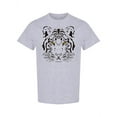 thumbnail image 1 of Big Tiger Head T-Shirt Men -Image by Shutterstock, Male Small, 1 of 2