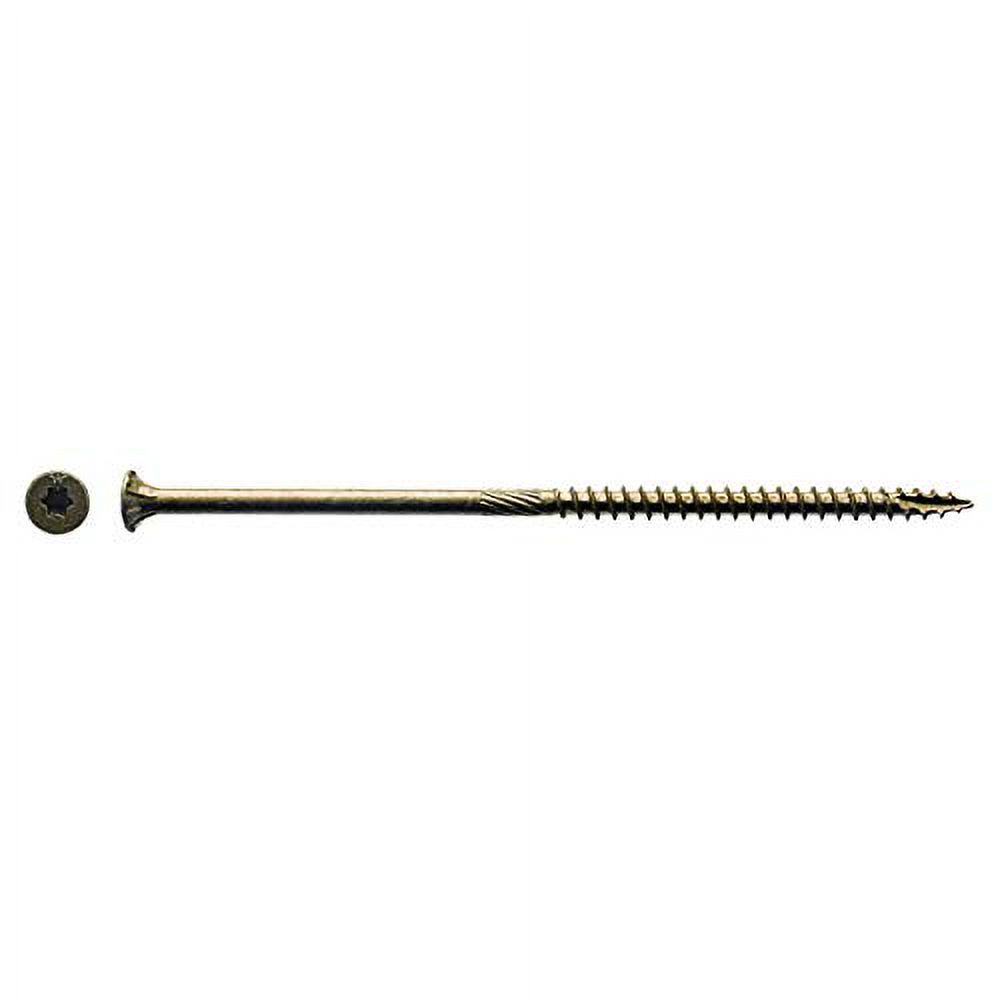 Big Timber #10 X 4" Bronze Star Drive Exterior Wood Screws - 1000 Count Box