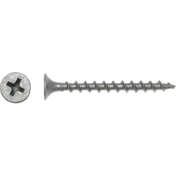 Big Timber Construction Fasteners Drywall Screw - Hardened Steel, #6 x 1-5/8 In., 1 Lb.