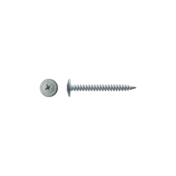 Big Timber Construction Fasteners Phillips Modified Truss Screw - Steel - 131 Count, 1.625 In, White