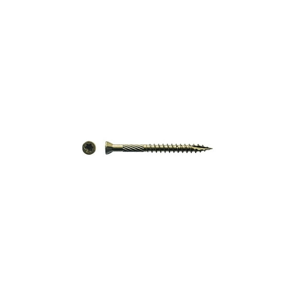 Big Timber 1THB92#9 by 2-inch T-20-drive bit Bronze Star Trim Head Screws-Exterior,128 per Box