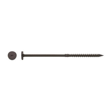 Big Timber 5037500 No.15 S x 8 in. 20.5 lbs Star Black Structural Wood Screws, Pack of 25