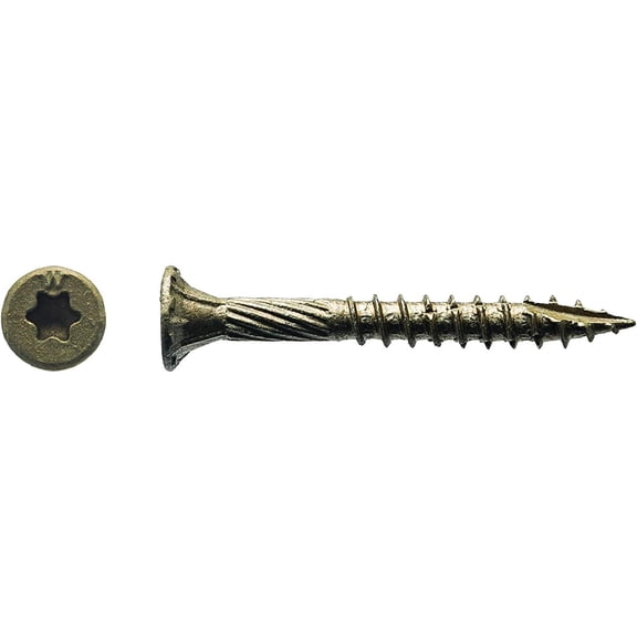 Big Timber 5BTX9112#9 by 1-1/2-inch T-25-drive bit Bronze Star Flat Head Screws-Exterior,700 per Box