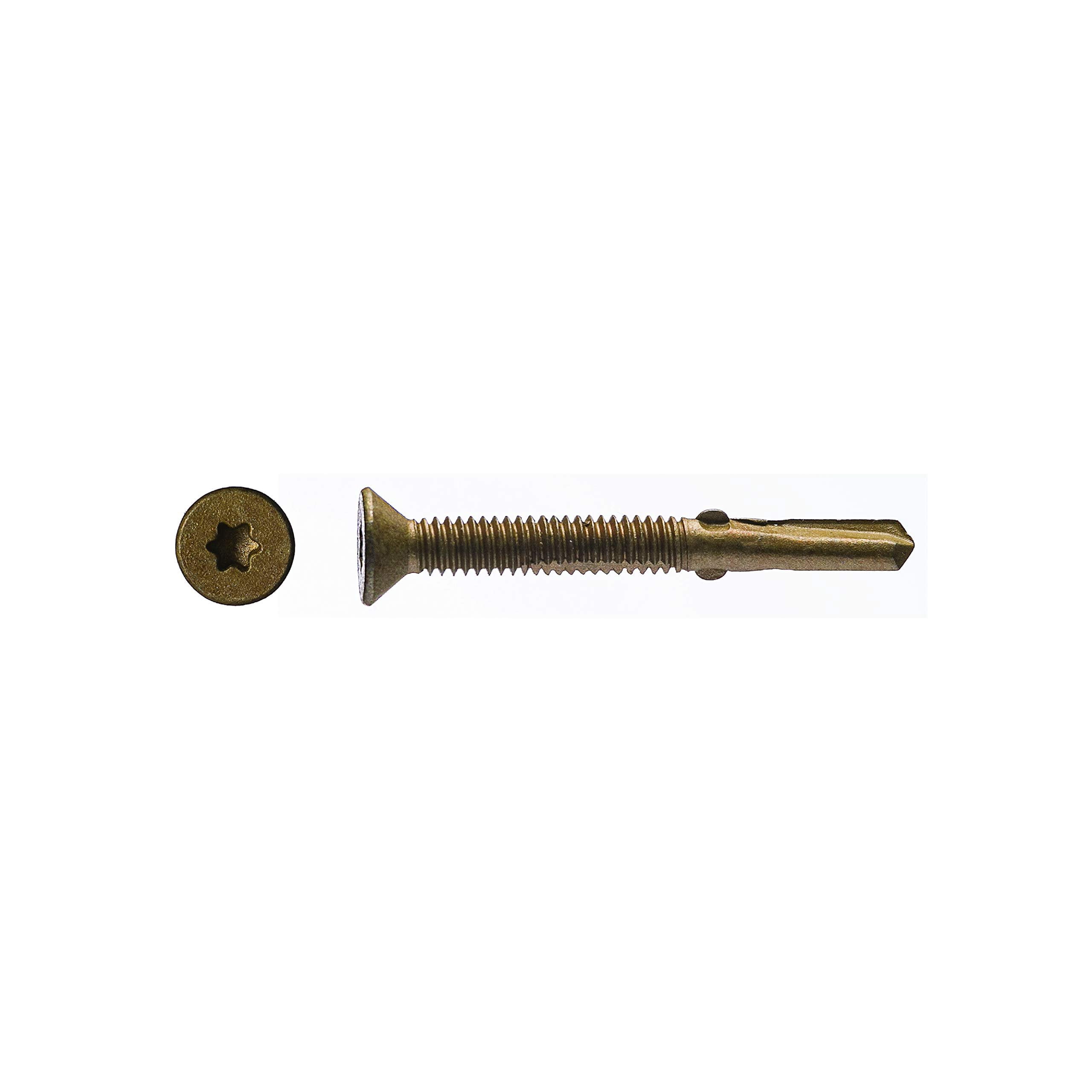Big Timber 5FHD122#12 by 2-inch T-25-drive bit Flat Head Self Drill ...