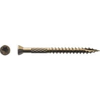 Western Builders Supply Trim Head Wood Screws - Bronze, T-20, #9 x 2-1/2 In, 100 Pack