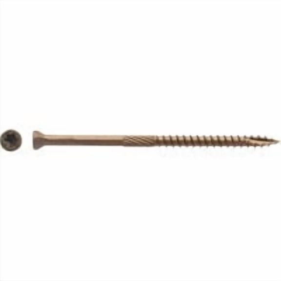Western Builders Supply Trim Head Wood Screws - Bronze, #9 x 3 In, T-20, 420 Count Construction & DIY Use, Standard Hardware Spec