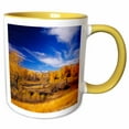 thumbnail image 1 of 3drose, Big Timber Creek, Crazy Mountains, Autumn, Montana - Us27 Cha2164 - Chuck Haney, 11oz Two-tone Yellow Mug, 1 of 6