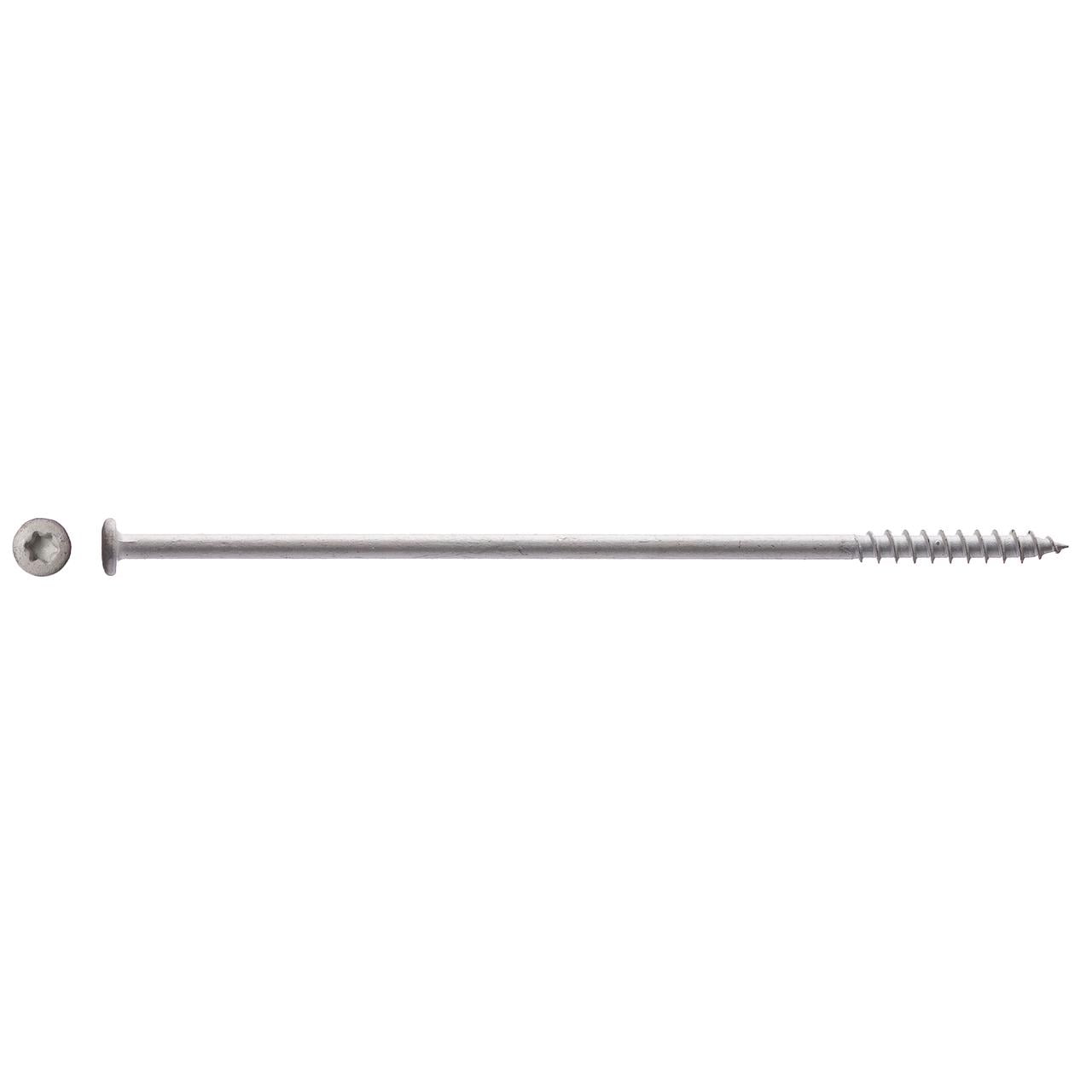 Big Timber GTR147W-50 #14 x 7" T-30 Gutter Type White Star Drive Screws (50/box)