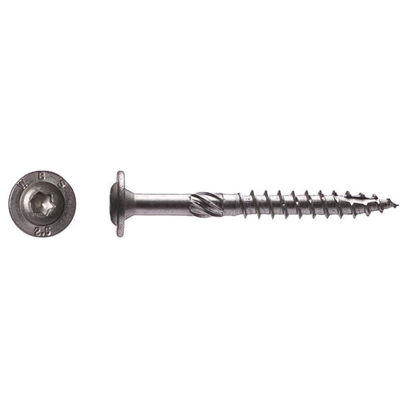 Western Builders Supply Big Timber Bronze Star Drive Flat Head Wood Screws, Case of 4
