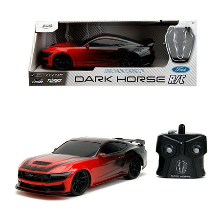 Big Time Muscle 2024 Ford Mustang Dark Horse RC, 1:16 Scale, Radio Control Cars