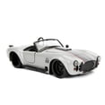 thumbnail image 1 of Big Time Muscle 1:24 1965 Shelby Cobra 427 S/C Die-cast Car White/Black Stripes Play Vehicles(Selections May Vary), 1 of 4
