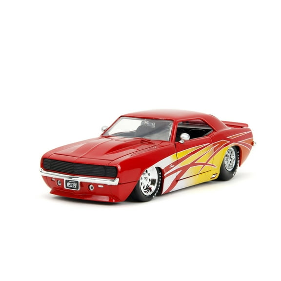 Big Time Muscle 1:24 1969 Chevrolet Camaro Die-Cast Car, Toys for Kids and AdultsRed(Selections May Vary)