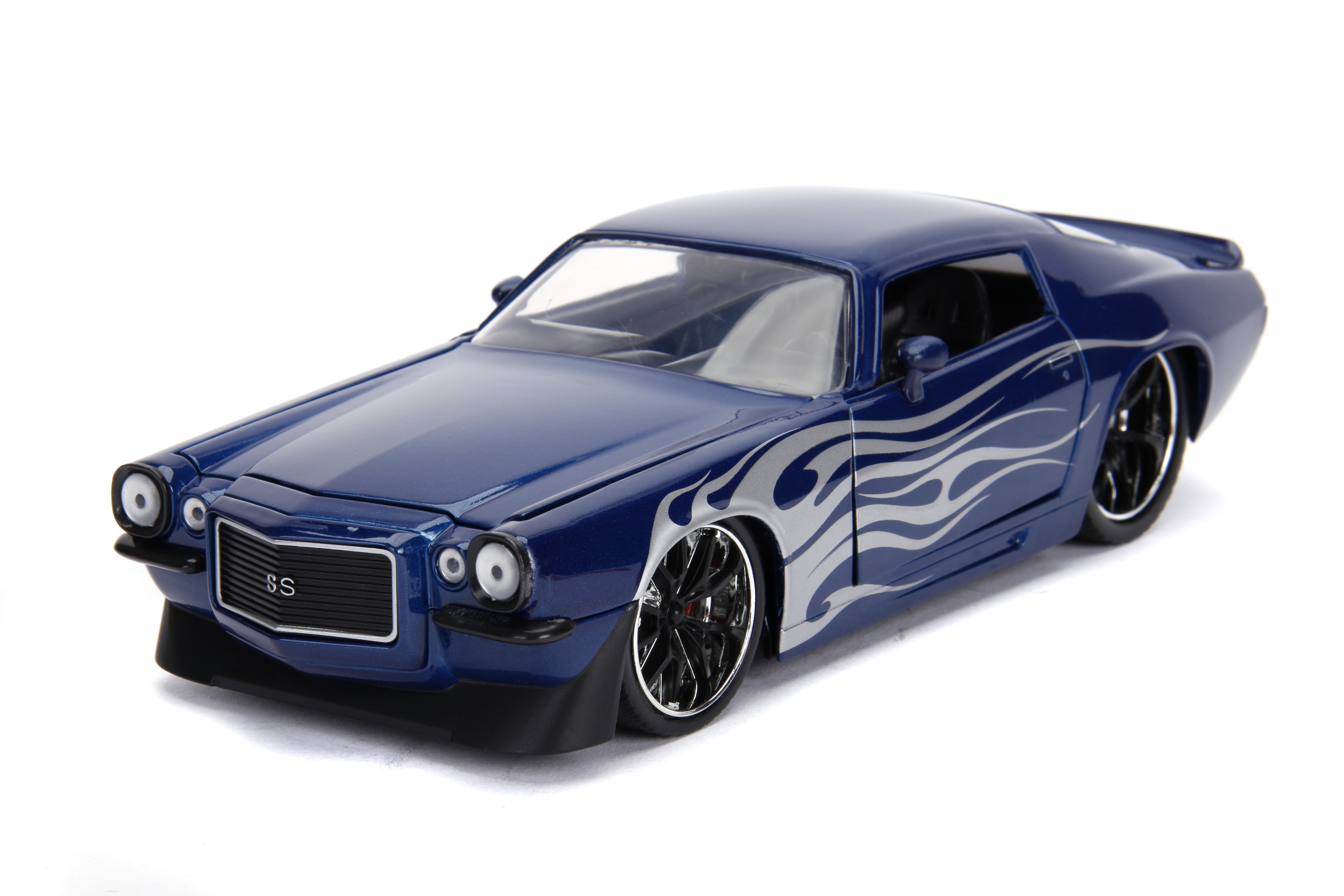 Big Time Muscle 1:24 1971 Chevy Camaro SS Die-cast Car Dark