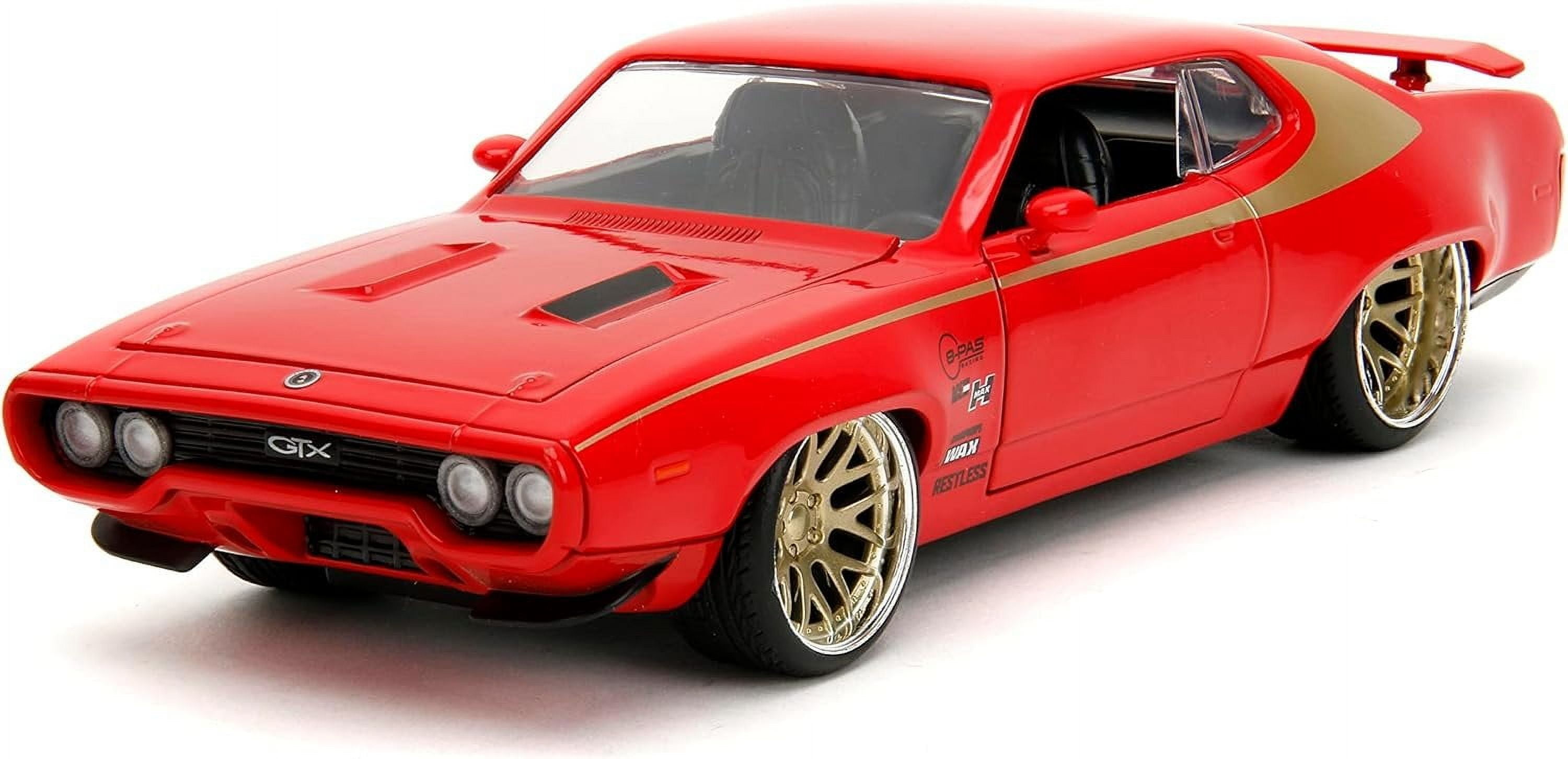 Jada Toys, Big Time Muscle Die-Cast Car, 1:24 1972 Plymouth GTX