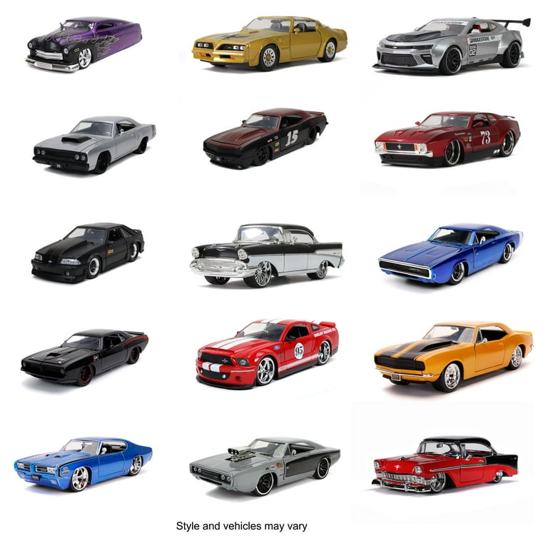 Big Time Muscle 1:24 Die-Cast Car Assortment Model Vehicles(One