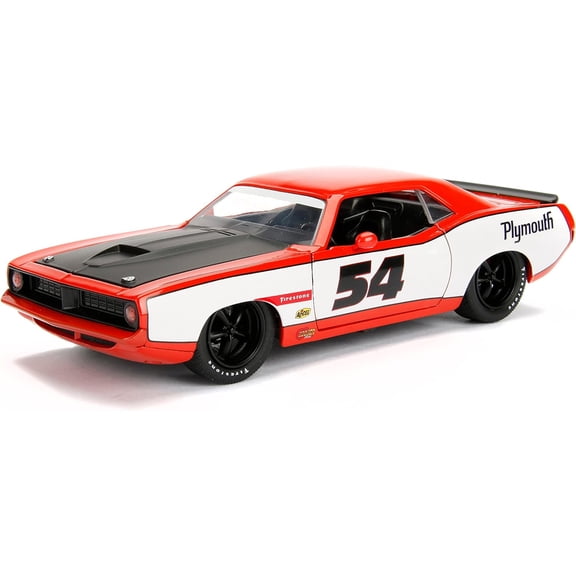Big Time Muscle 1:24 Scale Die Cast 1973 Barracuda Car Play Vehicle(Selections May Vary)