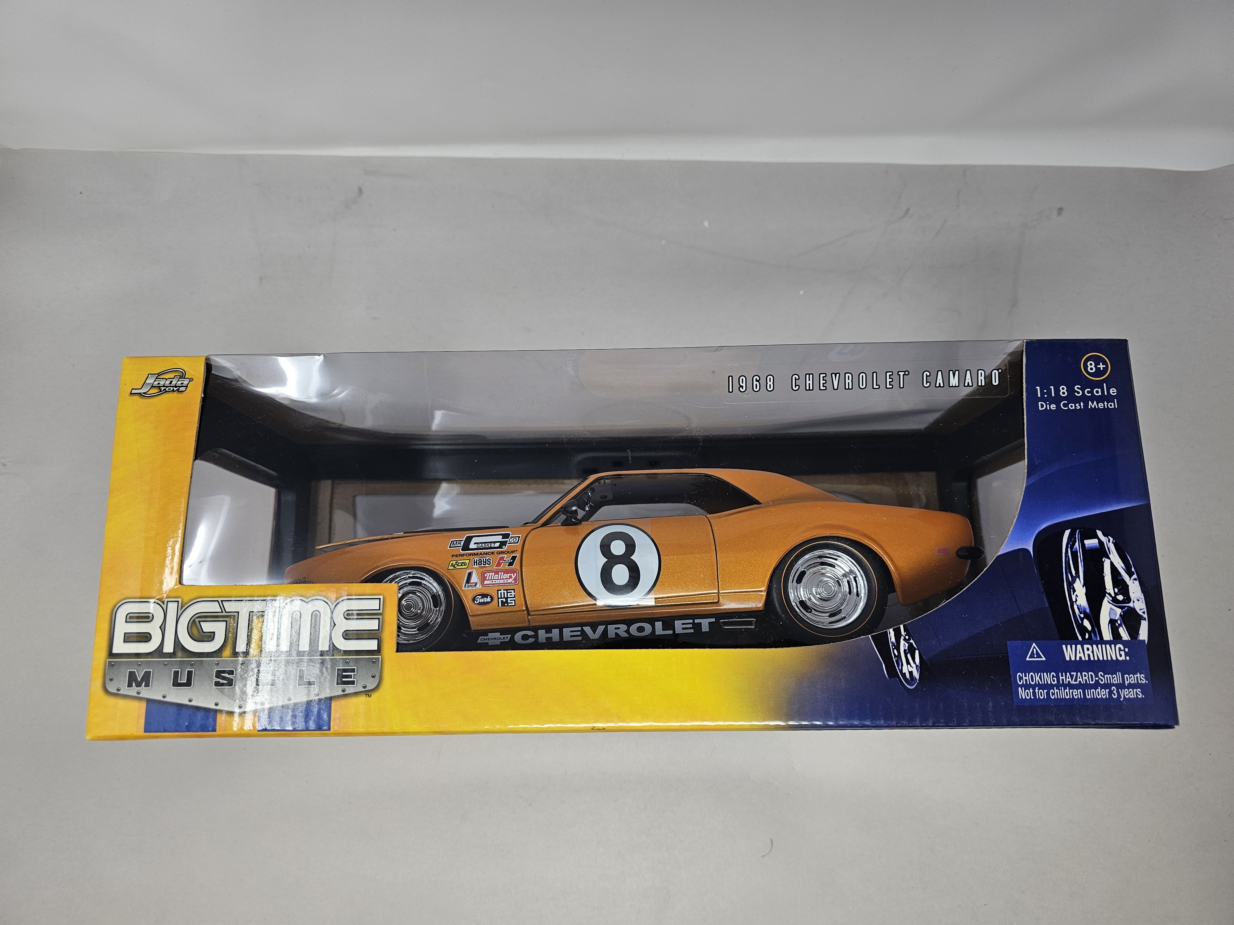Big Time Muscle 1968 Chevrolet Camaro Die Cast Metal