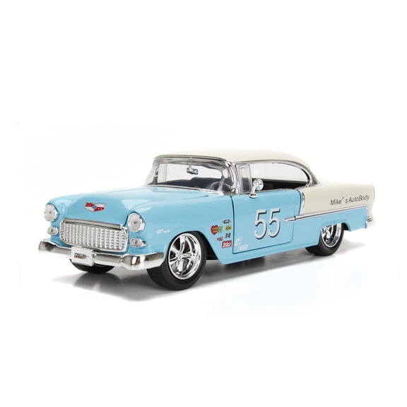 Big Time Muscle Die Cast, 1:24 Scale Vehicle, 1955 Chevy Bel Air Play Vehicle(Selections May Vary)