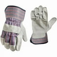 thumbnail image 1 of Big Time Products 103530 Double Leather Palm Work Mens Gloves - Medium, 1 of 1