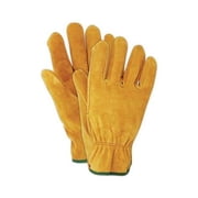 Big Time Products 103917 Mens Suede Cowhide with Mesh Back Leather Work Glove, Large