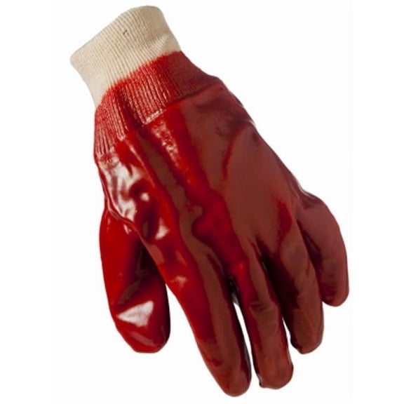 Big Time Products 241903 Mens Grease Monkey Large Red PVC Coated Glove,