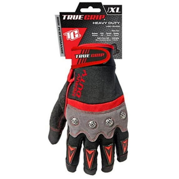 Big Time Products 9894-23 High-Performance Work Gloves - Extra large- Red- Gray & Black