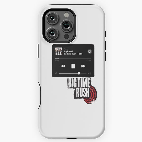 Big Time Rush Music Player Aesthetic Phone Case for iPhone 16 15 14 13 12 11 Pro Max