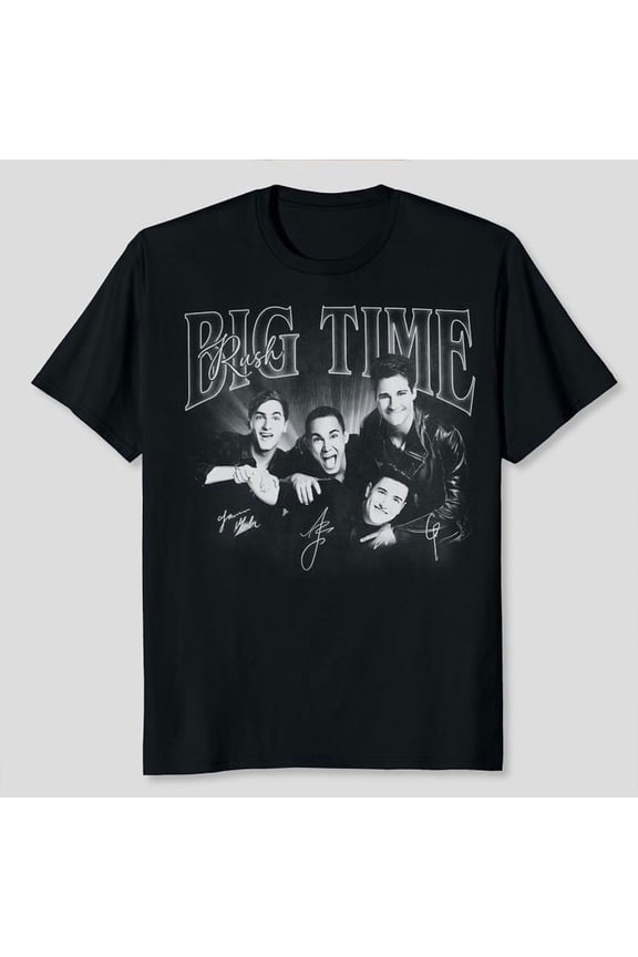 Big Time Rush Tour 2025 Signatures Vintage T-Shirt GrolyTee T-shirt S-5XL
