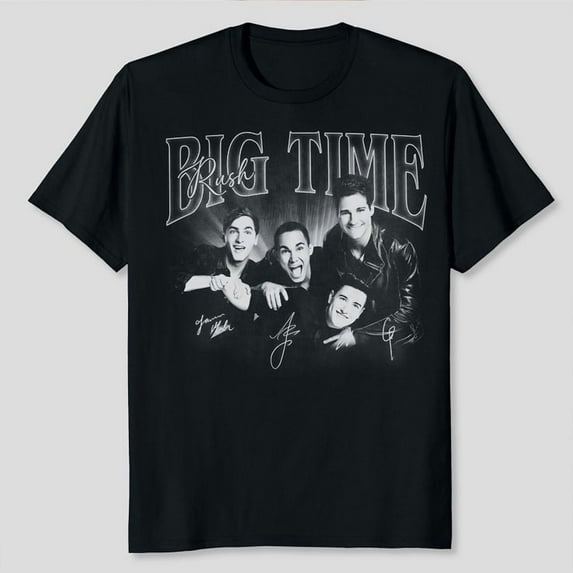 Big Time Rush Tour 2025 Signatures Vintage T-Shirt, Sizes S-5XL, Tbun