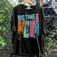thumbnail image 1 of Big Time Rush Vintage Concert Shirt,Black Color,Size L, 1 of 5