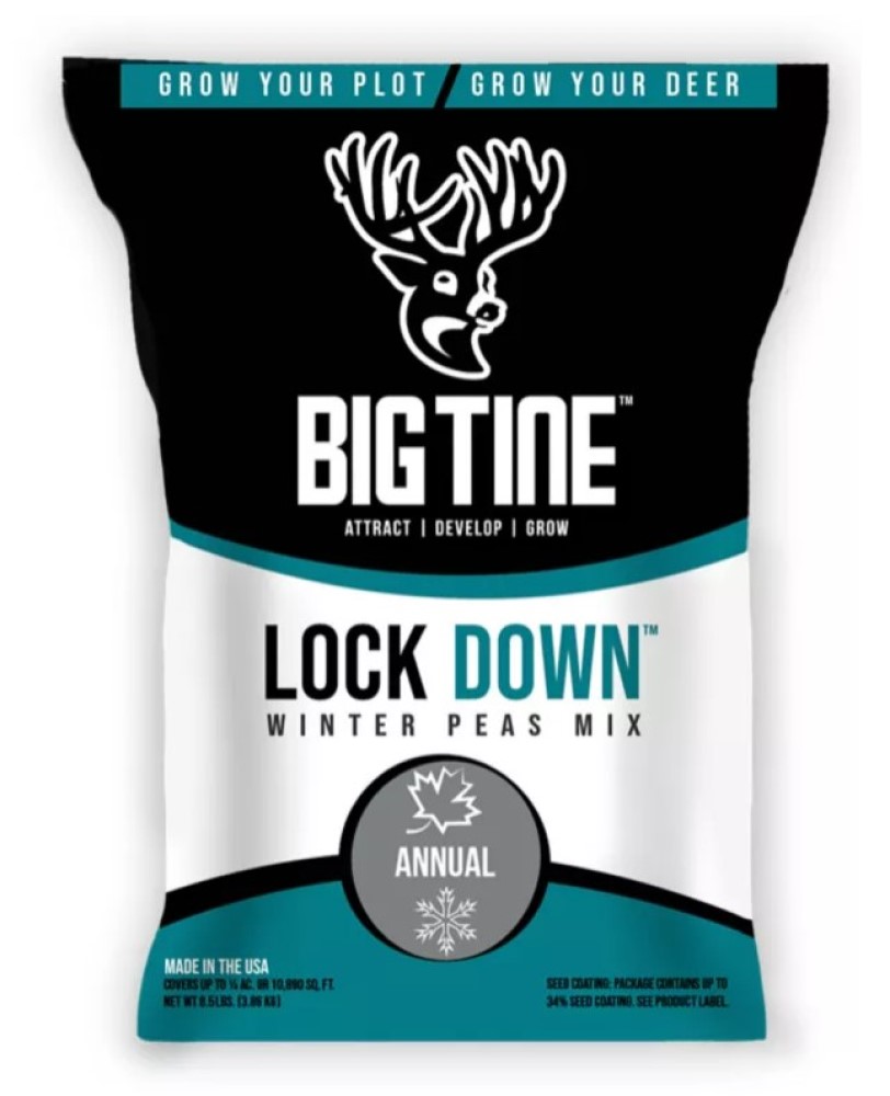 Big Tine BT38 Lock Down Winter Peas Deer Food Plot Mix 8.5 lb. Bag