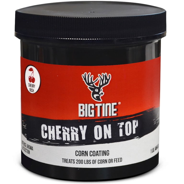 Big Tine Cherry Corn Coating 1LB Deer Feed for Hunters - Walmart.com