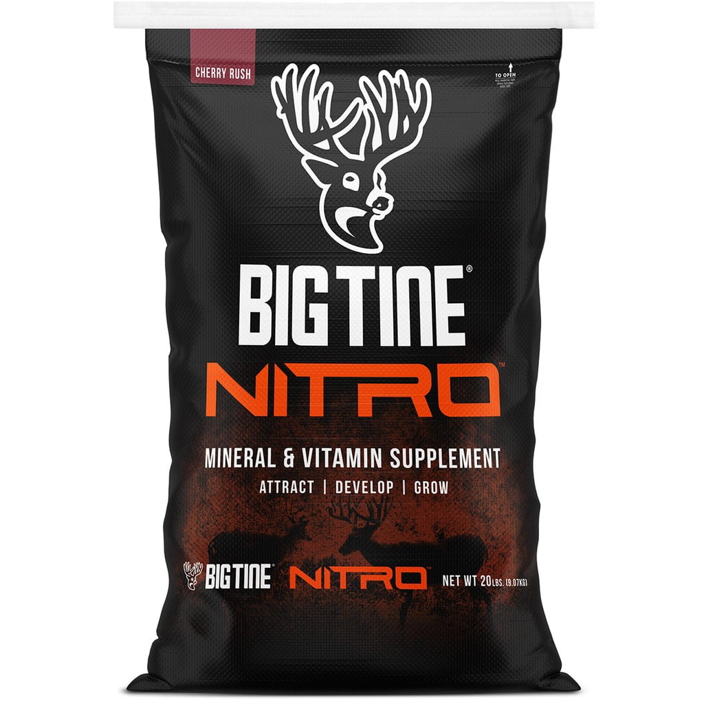 Big Tine Nitro Mineral and Vitamin Supplement for Hunting Attractants 20 lb Bag