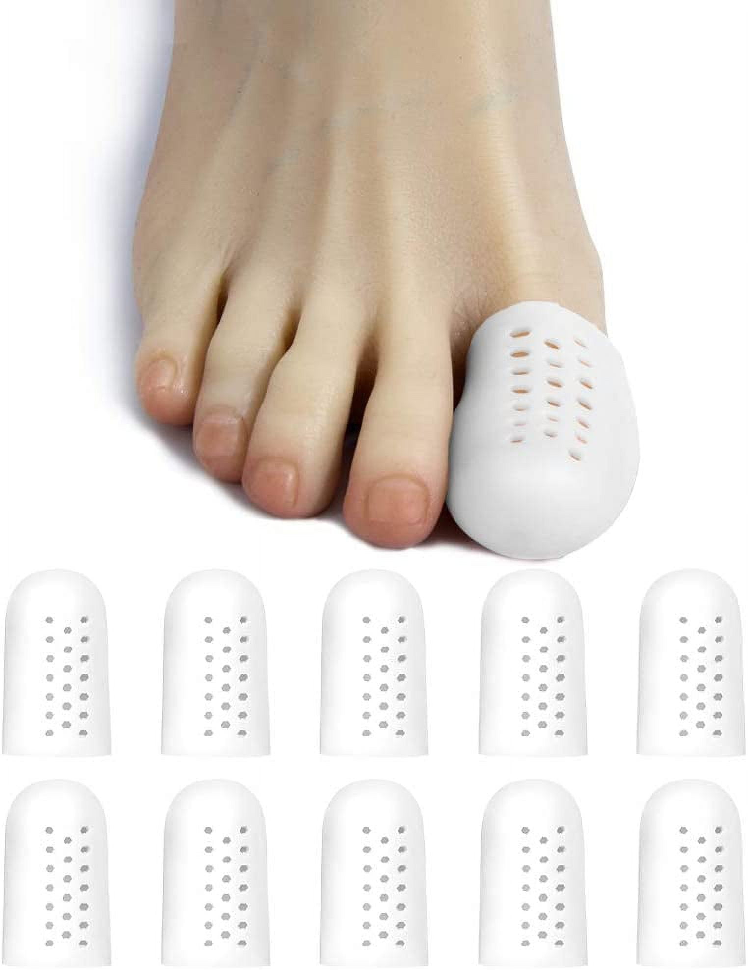 Toe protectors 12 count silicone toe caps for shoes big gel boot toe protectors for women men