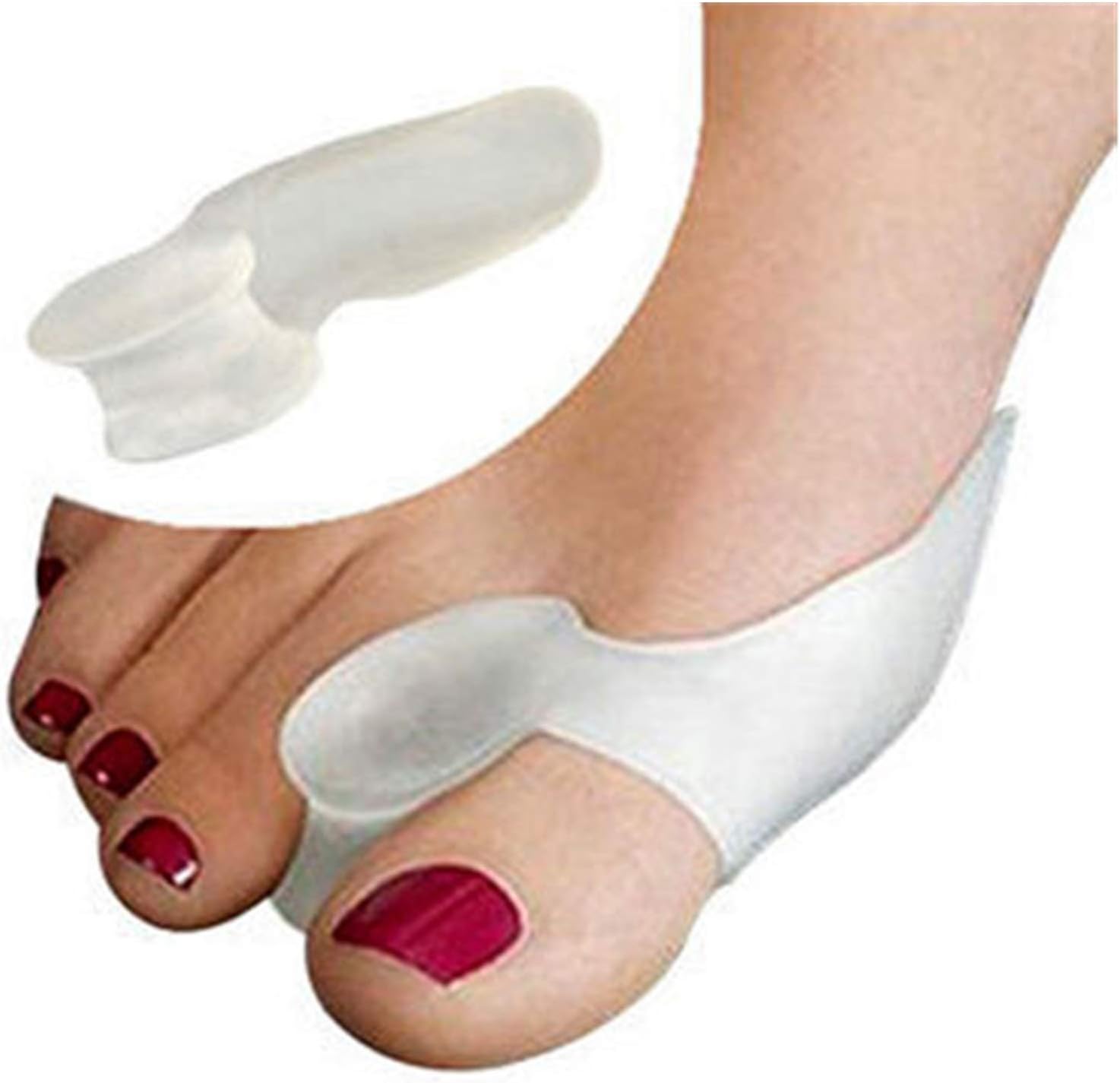 Big Toe Straightener Thumb Valgus Protector Silicone Gel Foot Fingers Toe Separator Bunion