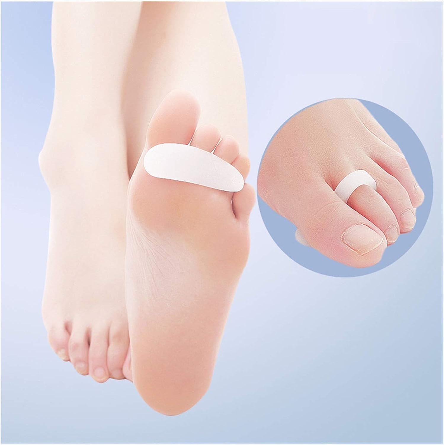 Big Toe Straightener Thumb Valgus Protector Silicone Gel Foot Fingers ...