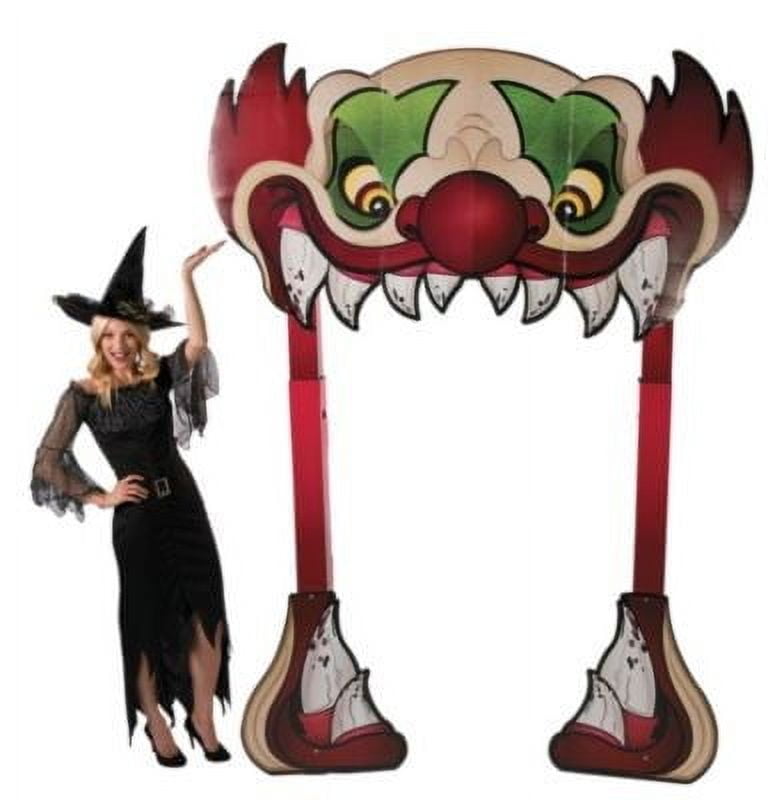 Big Top Terror Halloween Cardboard Clown Archway Stand-Up
