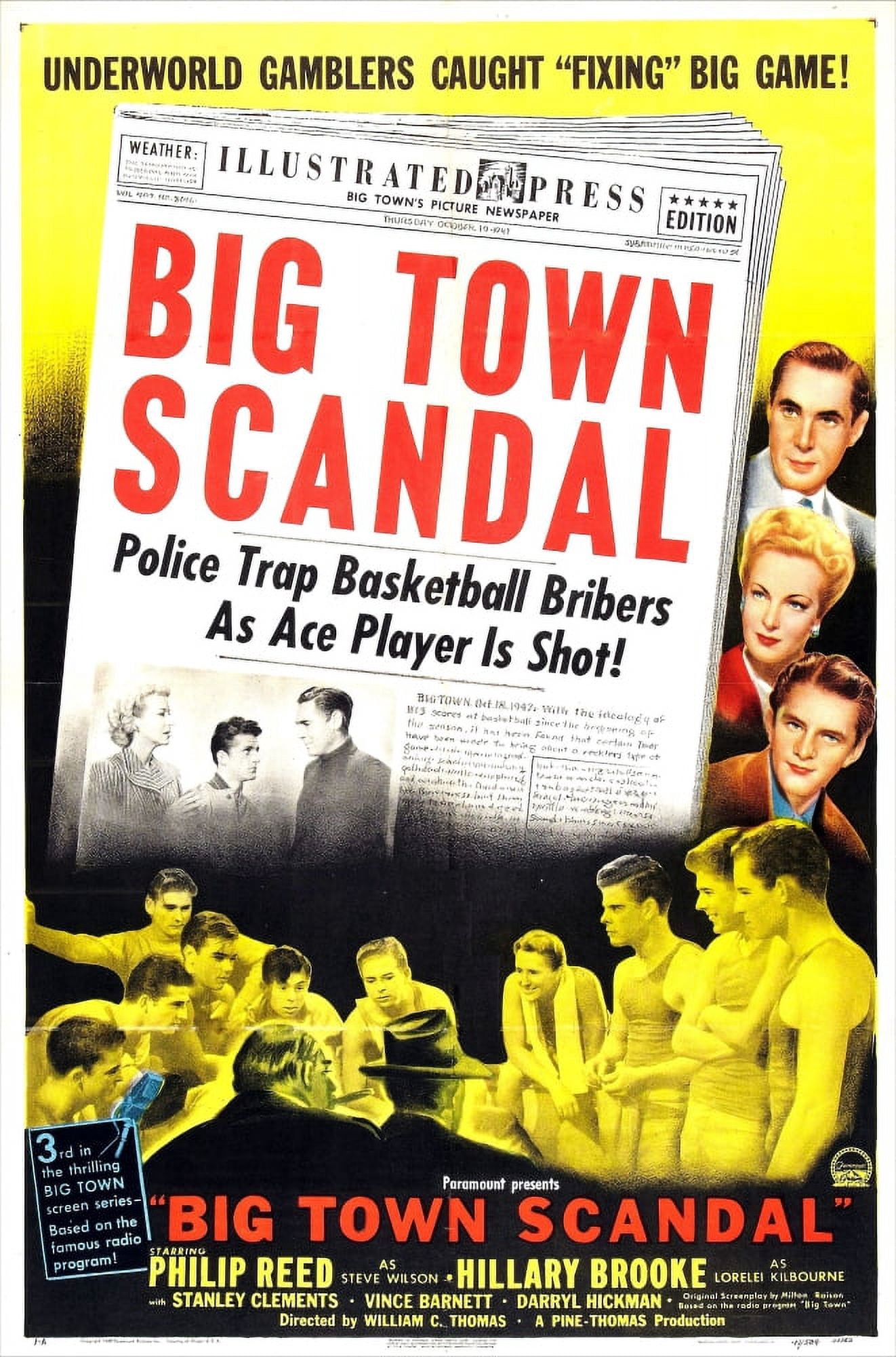 Big Town Scandal Canvas Art -  (11 x 17)