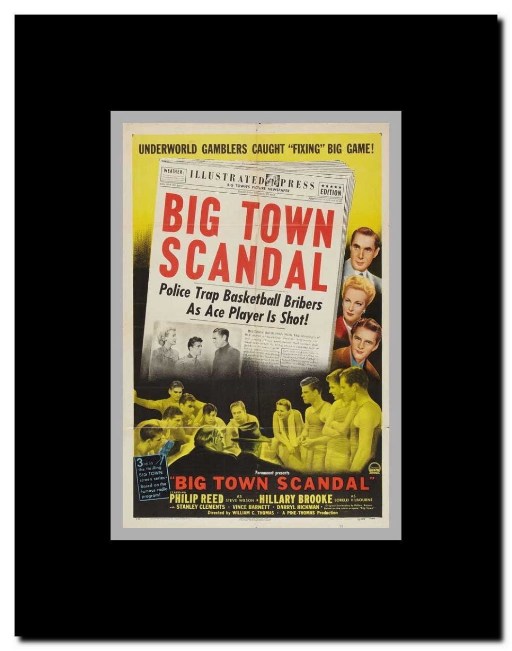 Big Town Scandal Framed Movie Poster