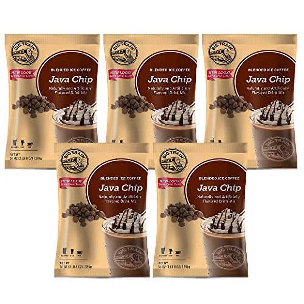 ファッションデザイナー Drink Powdered Coffee Ice Blended Train Big Mix, Chip Java ダイエットドリンク