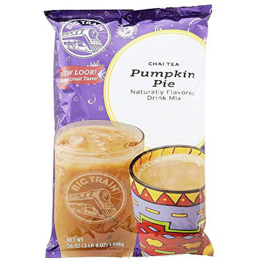 Big Train Chai Tea Latte, Pumpkin Pie, 56 Ounce, Powdered Instant Chai Tea Latte Mix, Spiced Black Tea with Milk, For Home, CafÃ, Coffee Shop, Restaurant Use