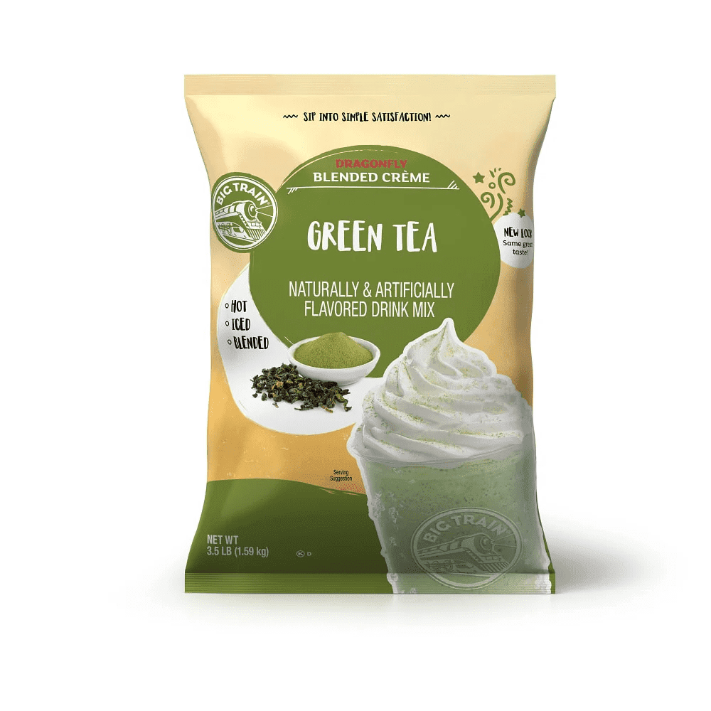 Big Train Dragonfly Green Tea Blended Creme Mix cs 5/3.5 lb